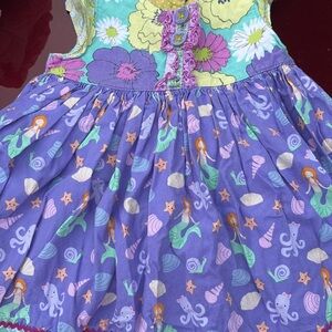 Matilda Jane Purple and Green Kids Casual Dress